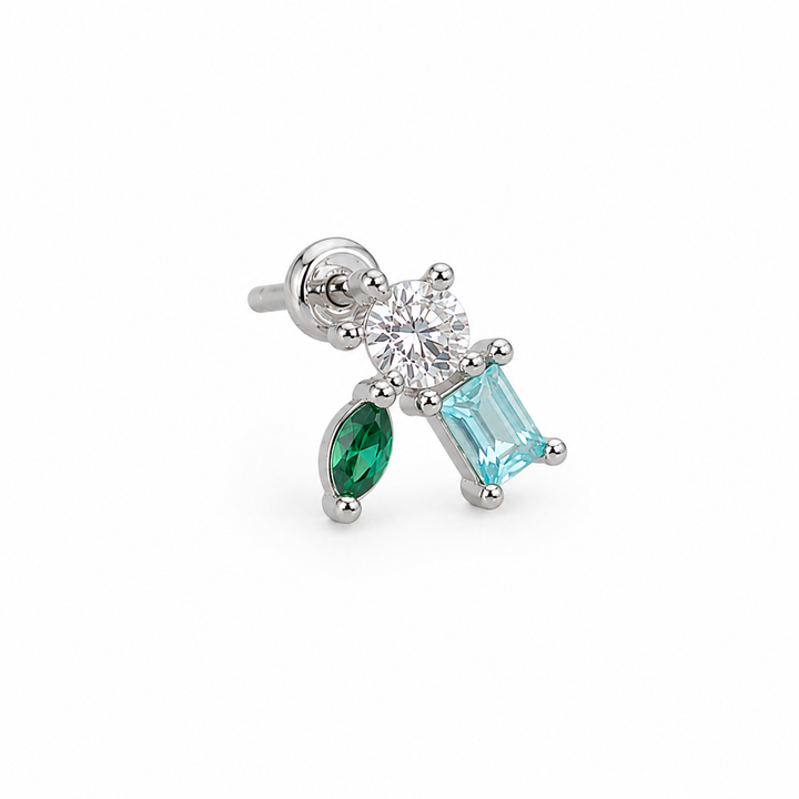 MARIS COLORFUL EARSTUD SILVER
