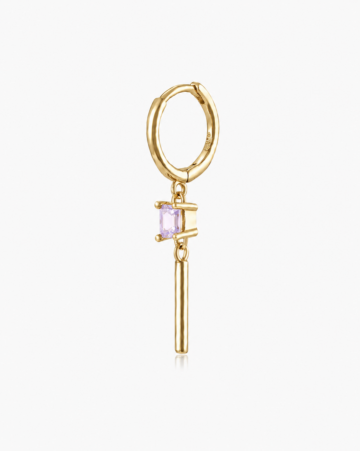MEDIUM DIAMOND DROP LILA