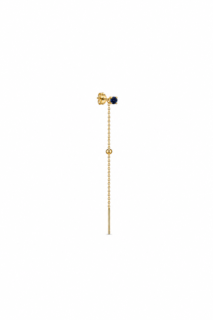 LONG ELEGANT BLUE DOT CHAIN