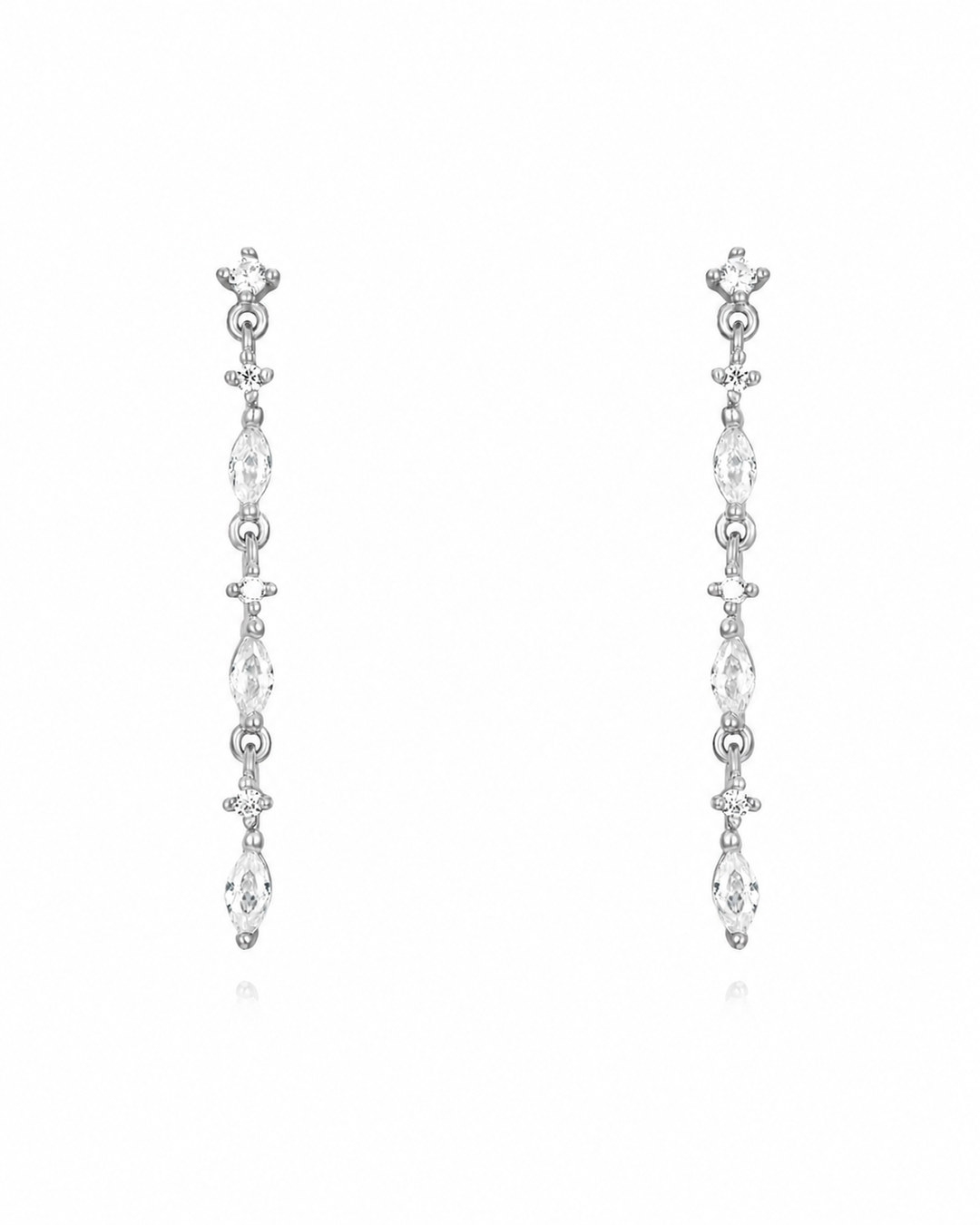 DIAMOND MEDIUM DROP SILVER