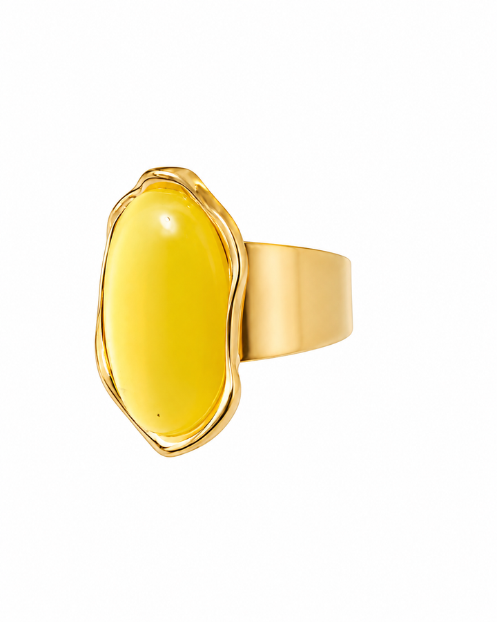 YELLOW STONE RING