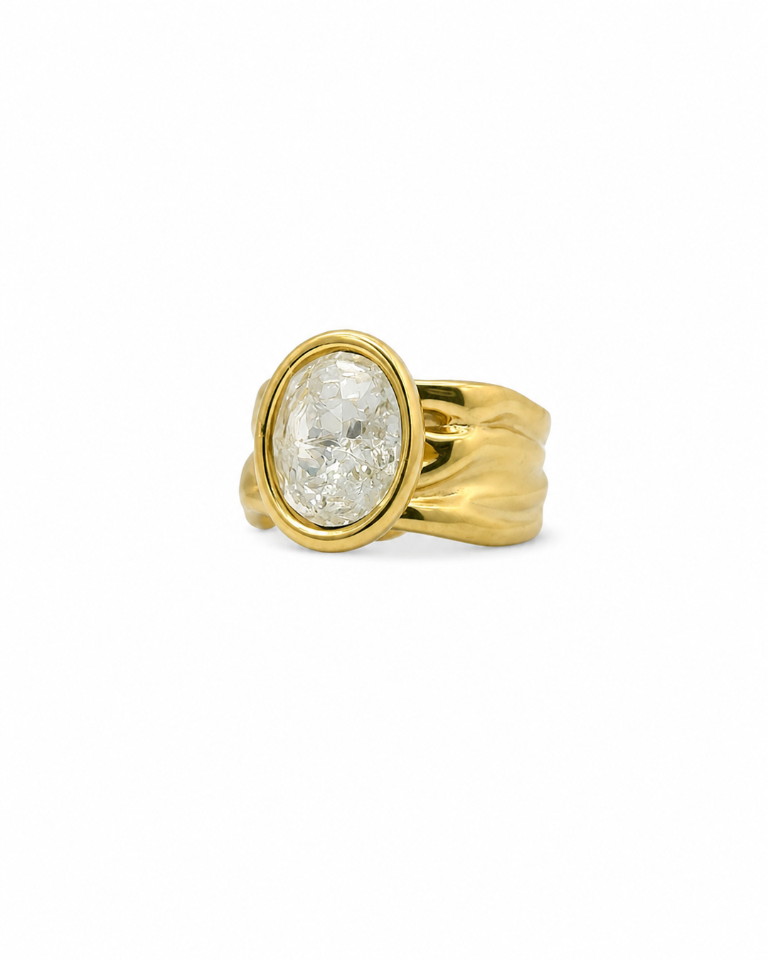 DIAMOND OVAL RING