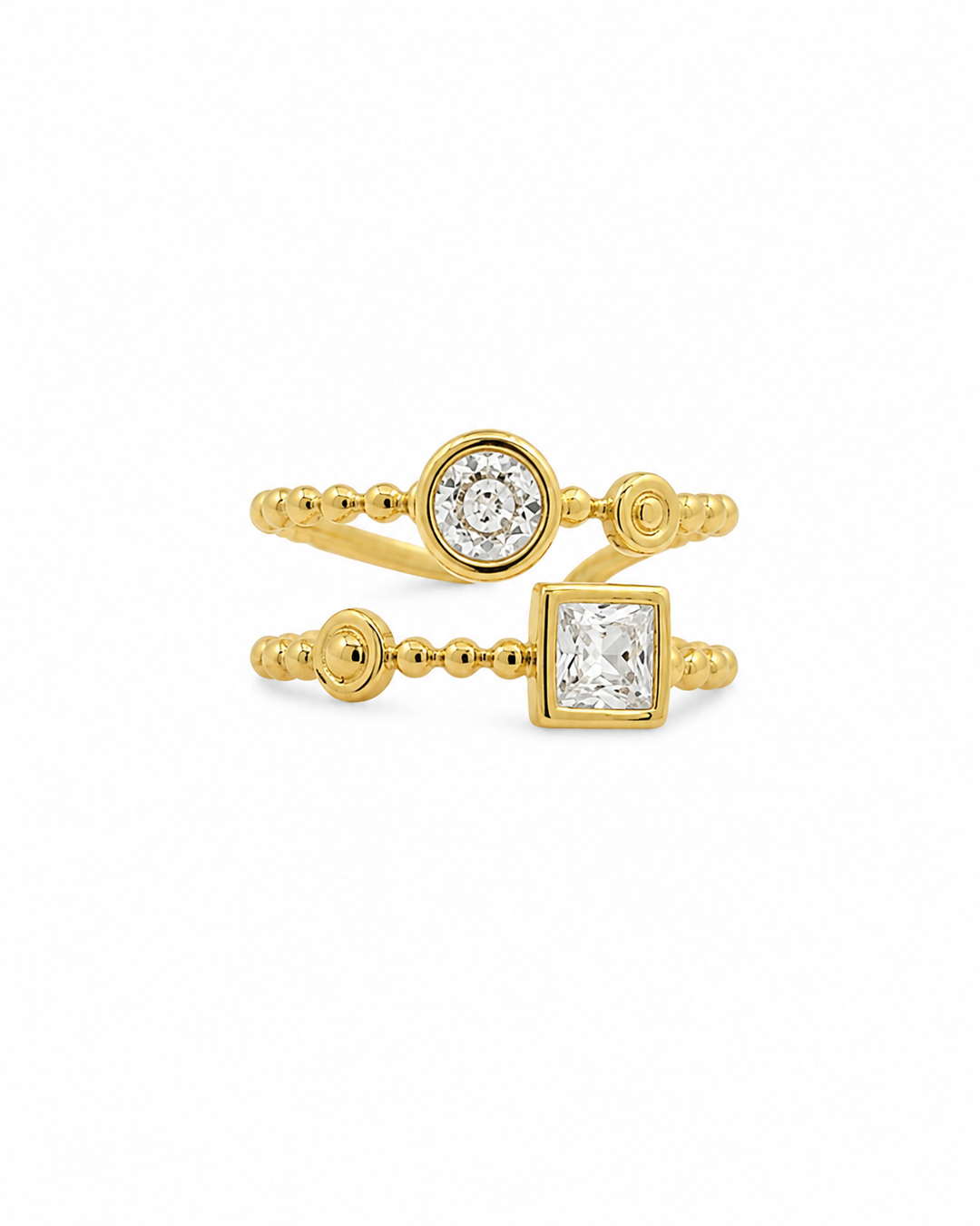 DOUBLE ROUND SQUARE RING