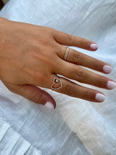 Heart Diamond Ring