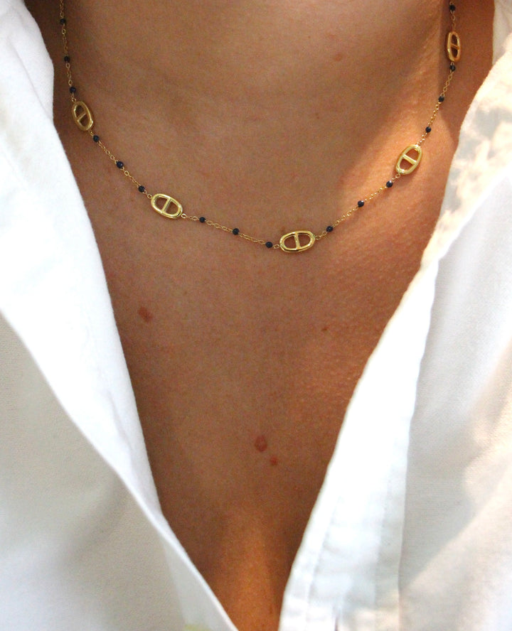 Dark Blue Signature Necklace