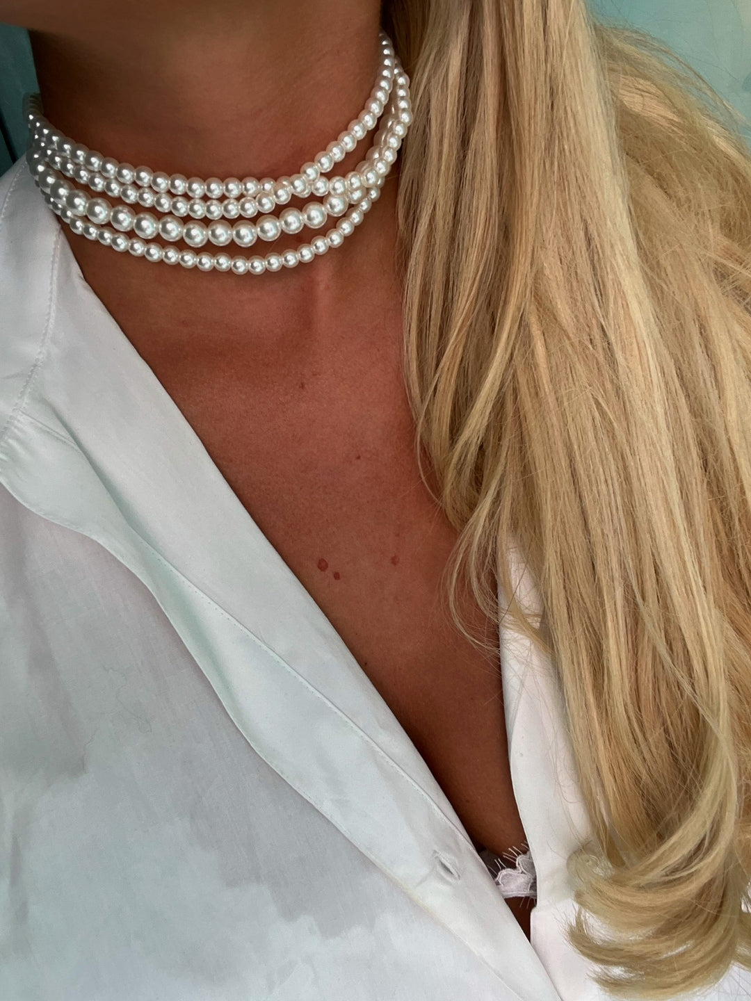 Pearl Choker Necklace