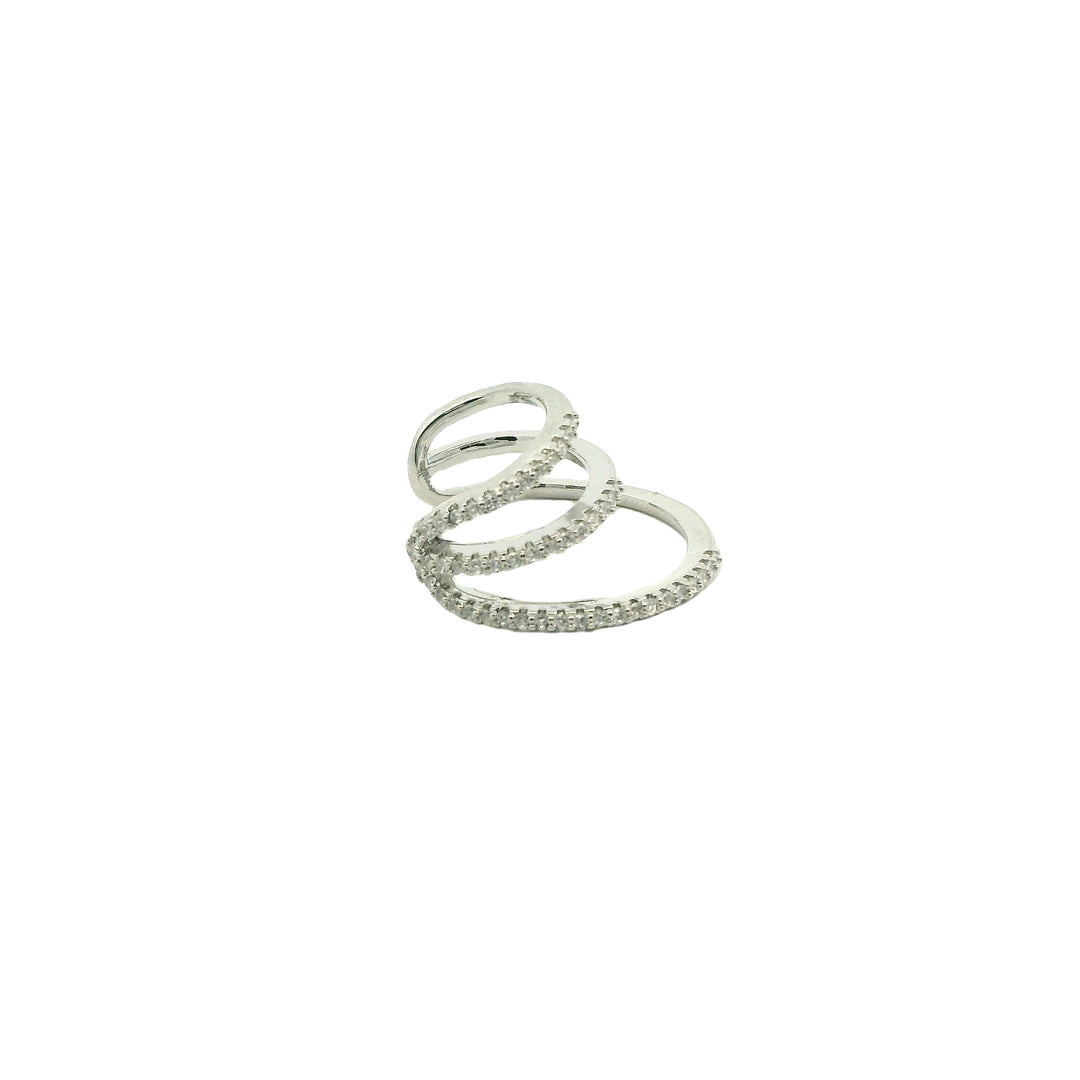 Elegant Spiral Silver Earcuff