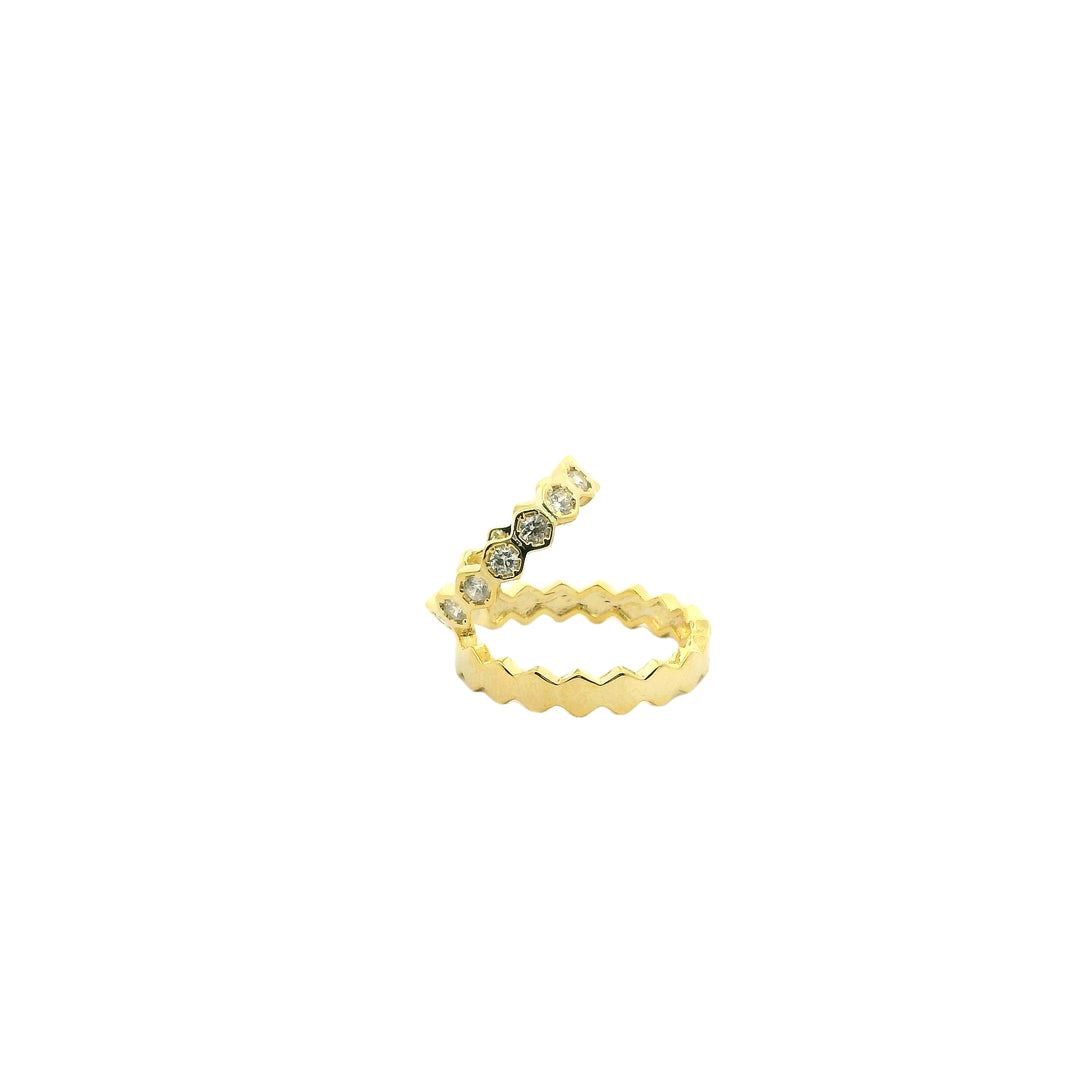 Zigzag Gold Earcuff