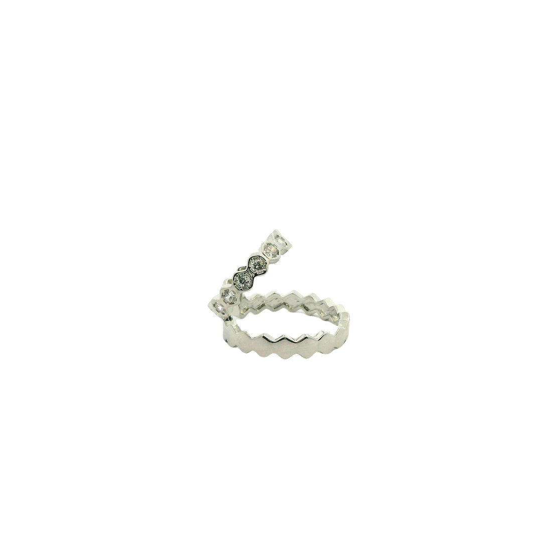 Zigzag Silver Earcuff