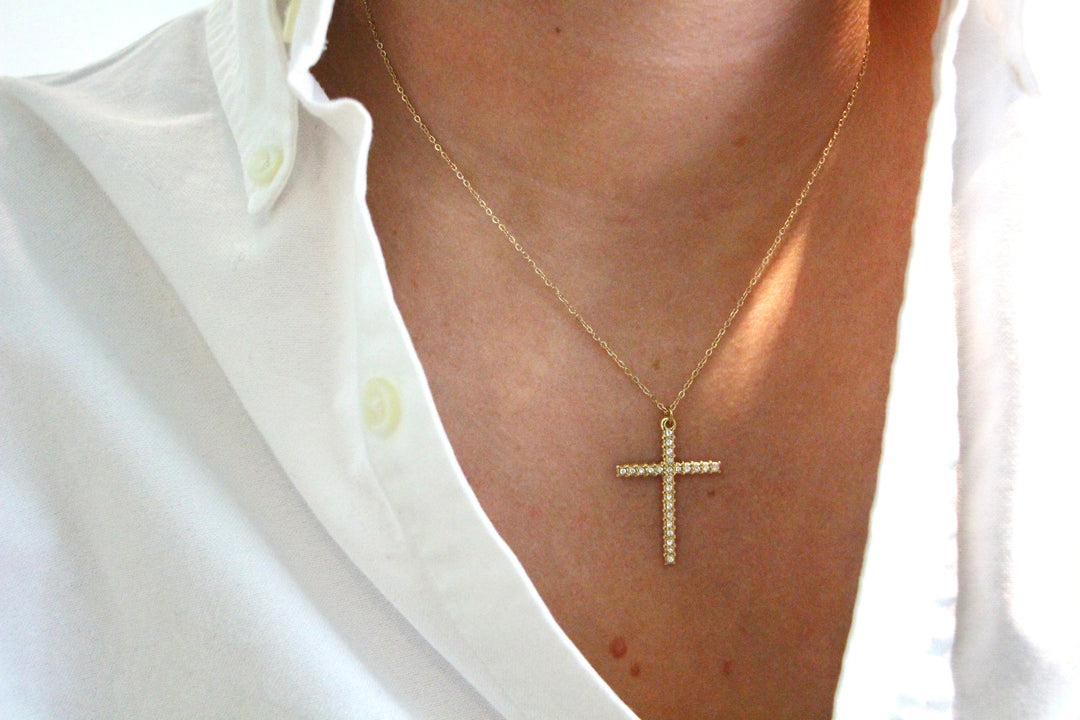 Diamond Cross Necklace