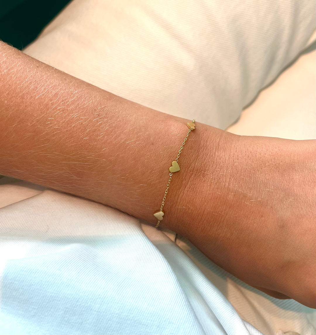 Triple Heart Bracelet