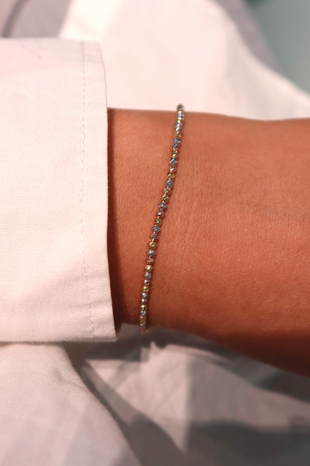 Zachte diamanten lijn armband