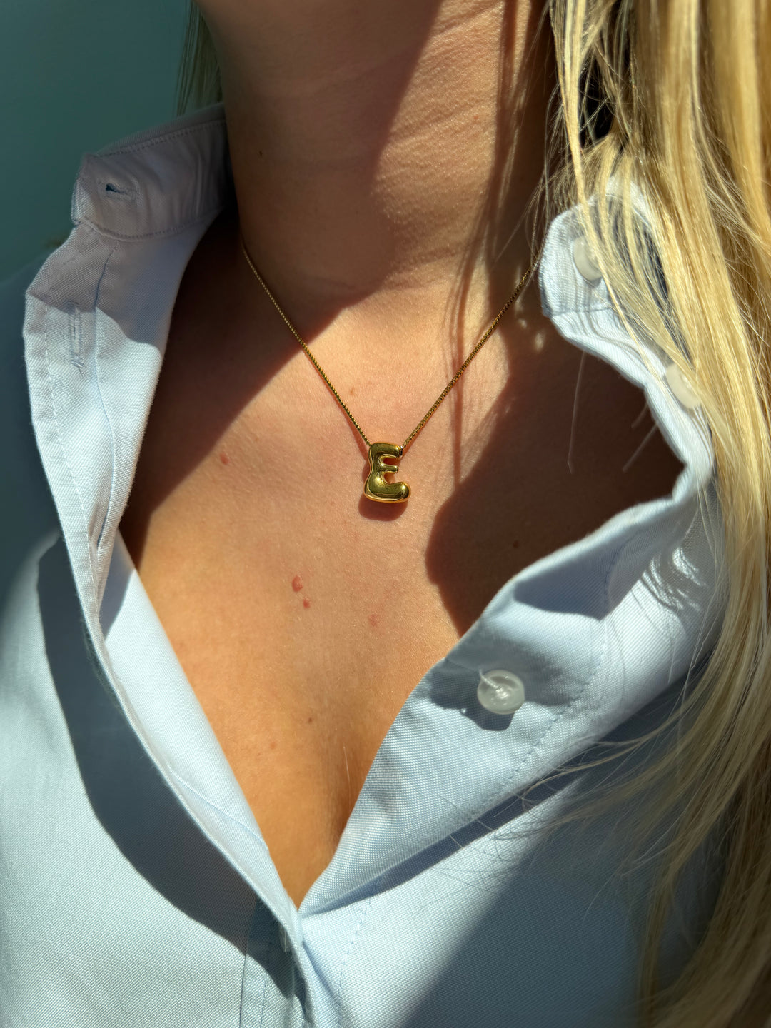 CHUNKY INITIAL NECKLACE