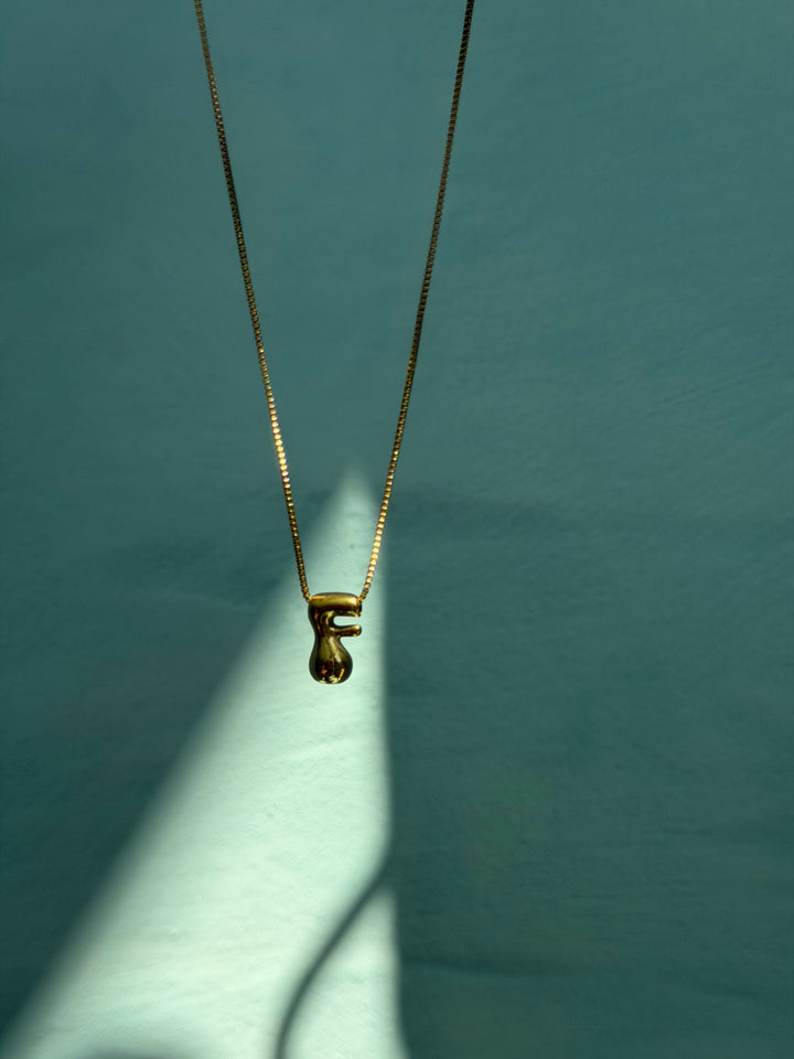 CHUNKY INITIAL NECKLACE