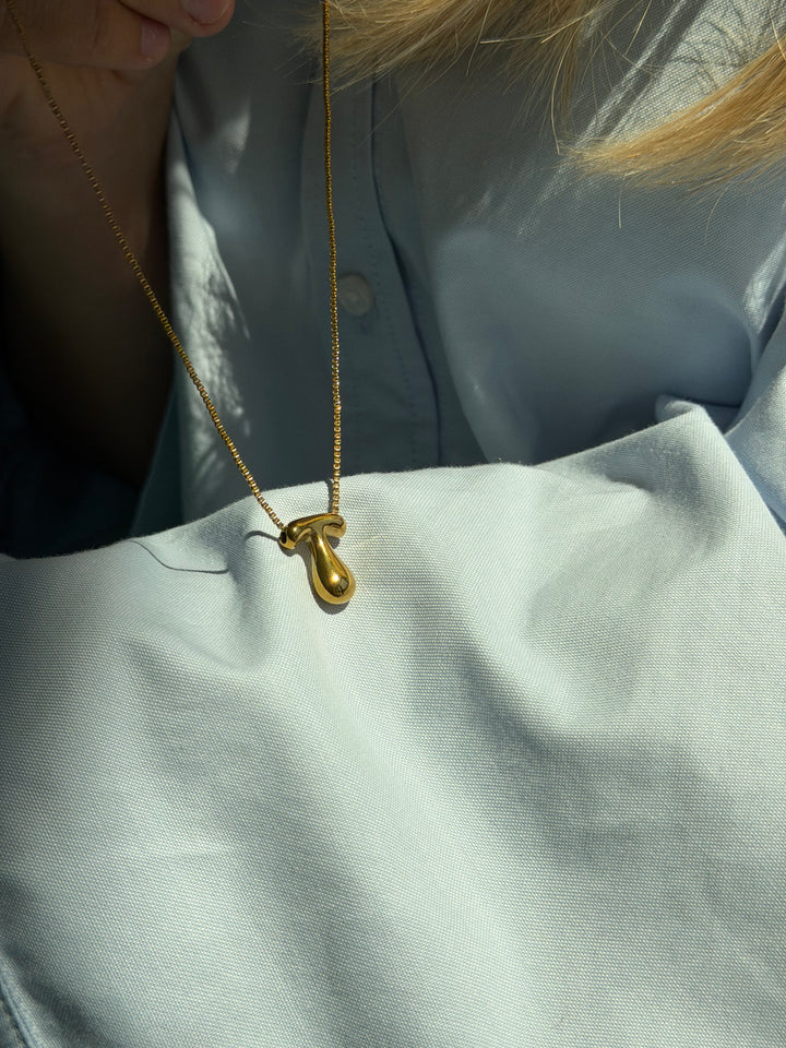 CHUNKY INITIAL NECKLACE