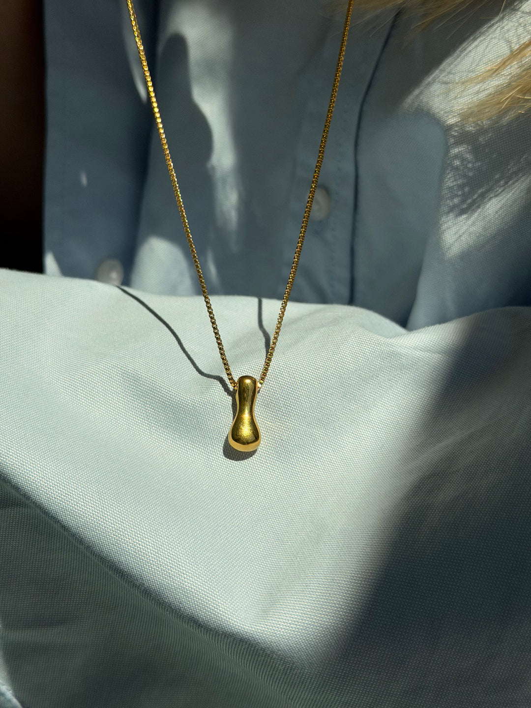 CHUNKY INITIAL NECKLACE