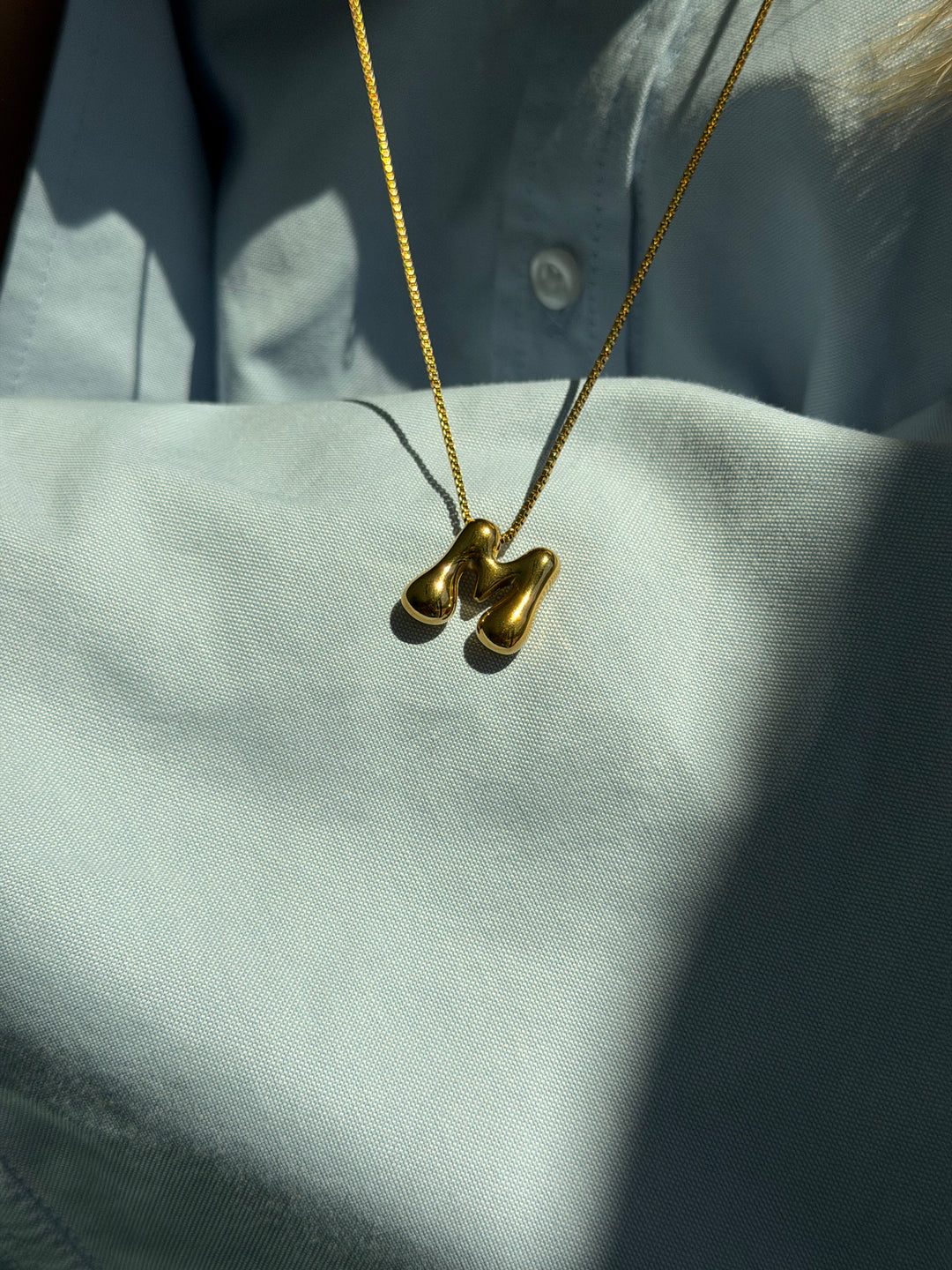 CHUNKY INITIAL NECKLACE