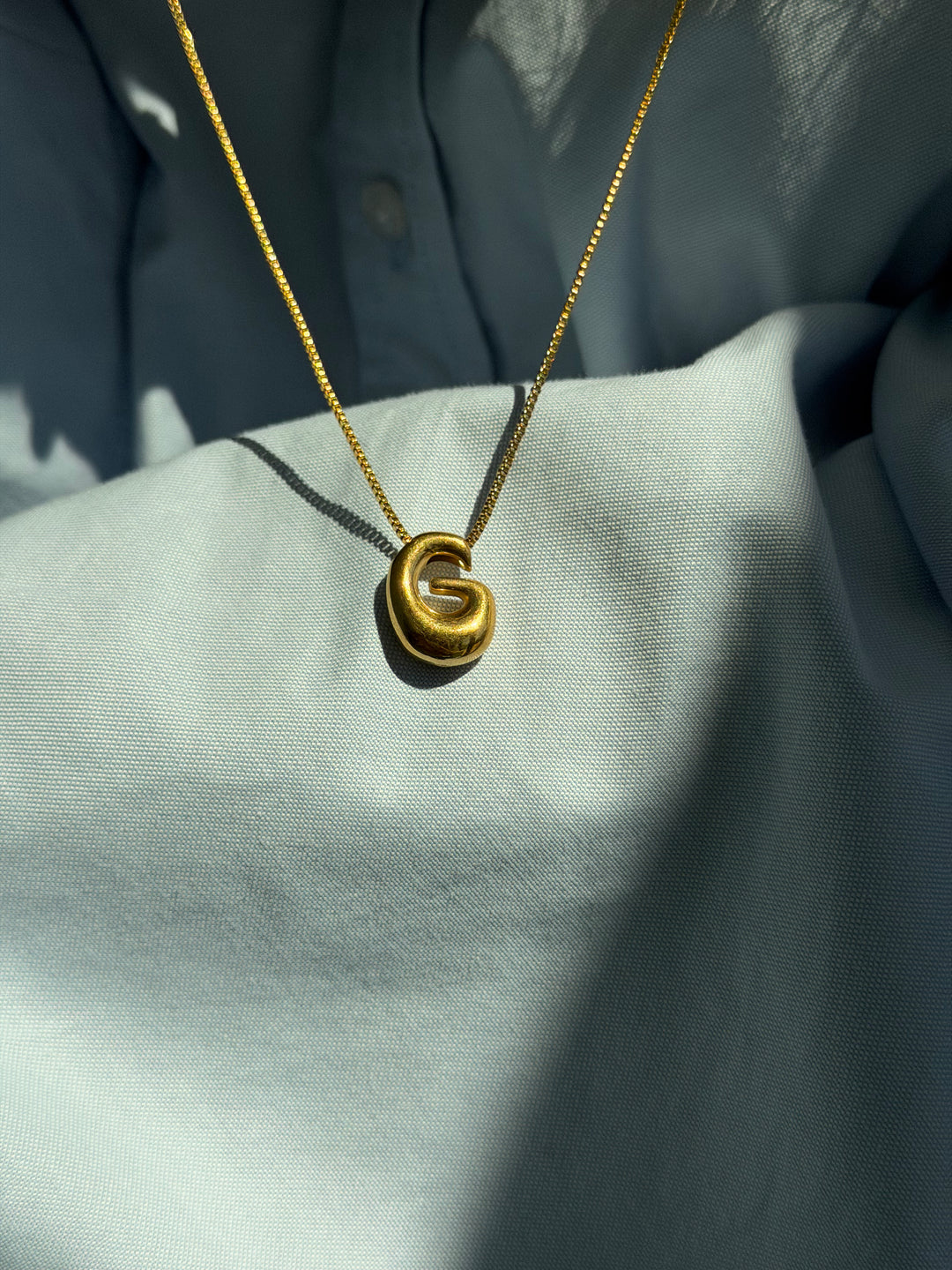 CHUNKY INITIAL NECKLACE