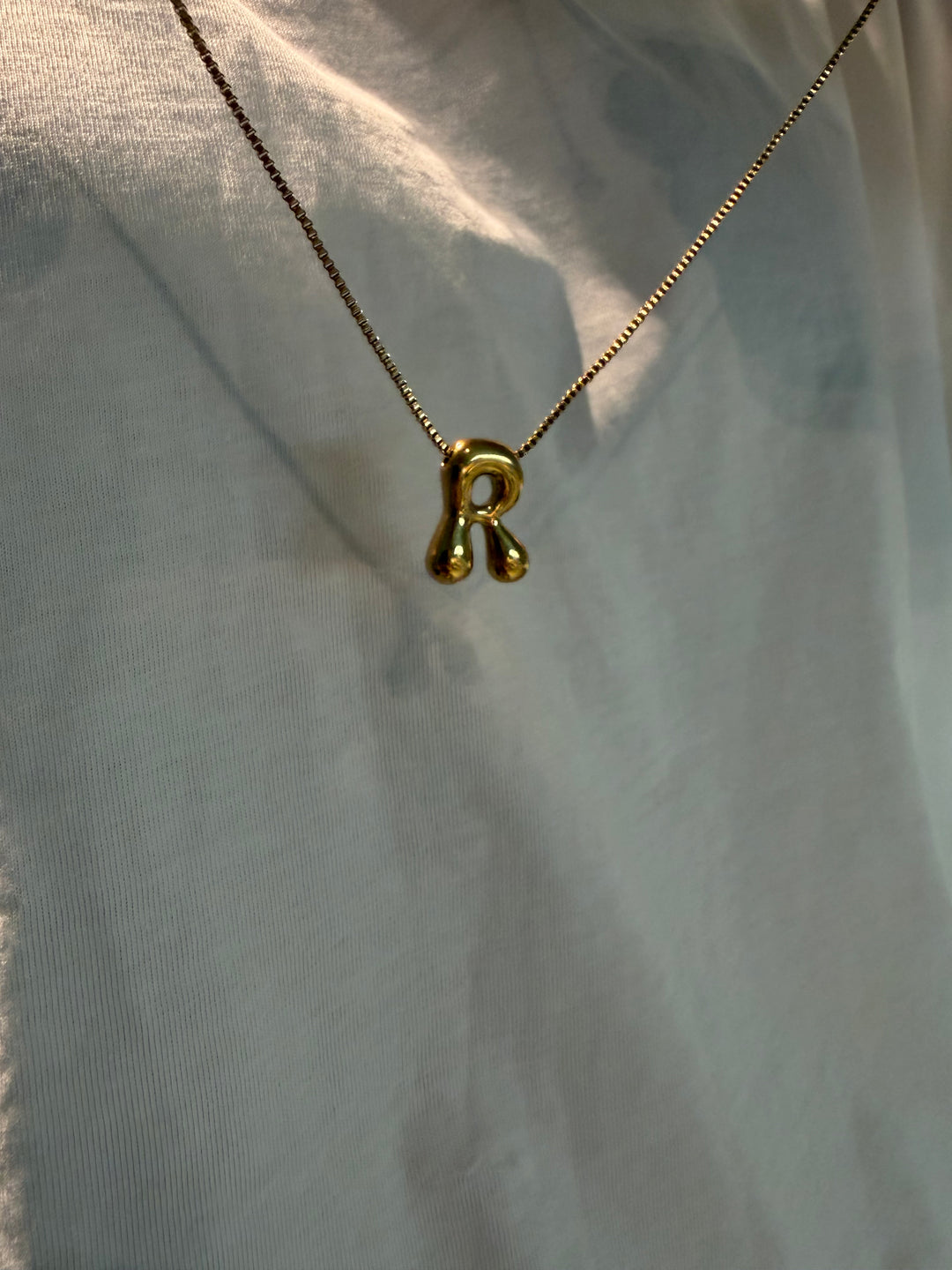 CHUNKY INITIAL NECKLACE