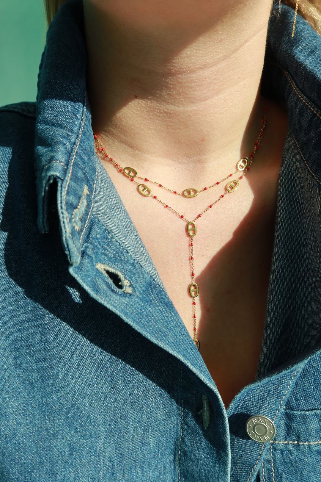 RED SIGNATURE NECKLACE