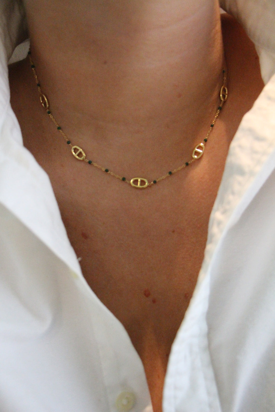Dark Green Signature Necklace