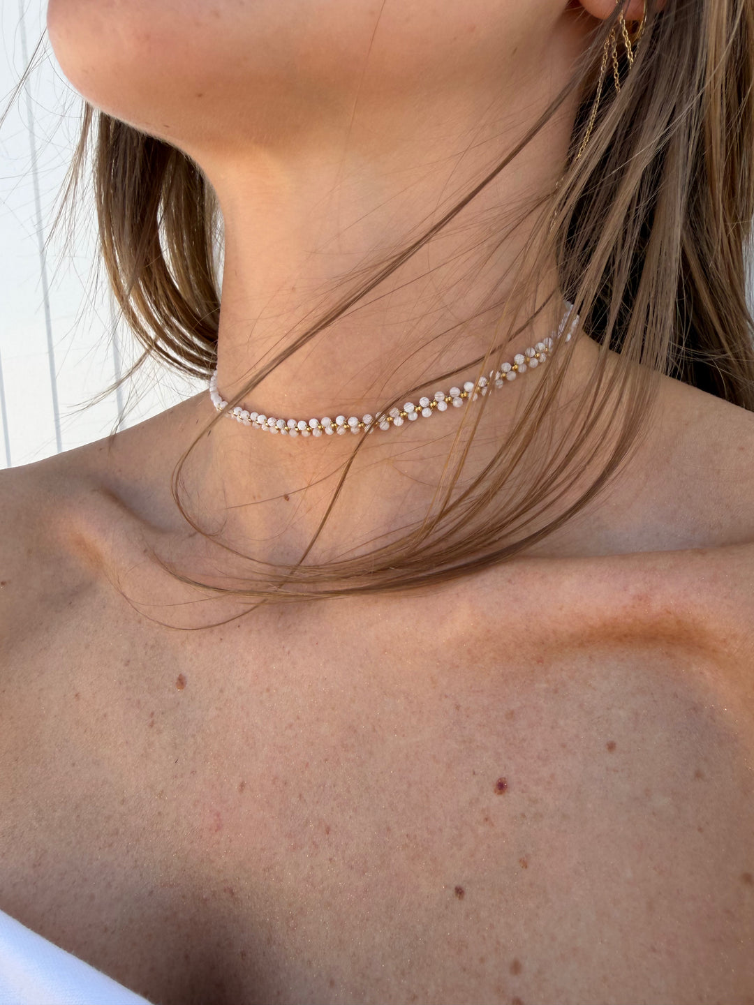DAISY BEADED CHOKER