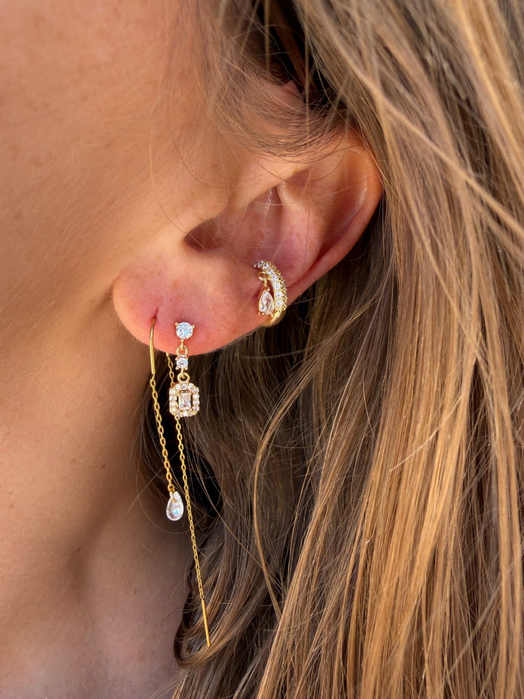 PEAR DROP EARCUFF
