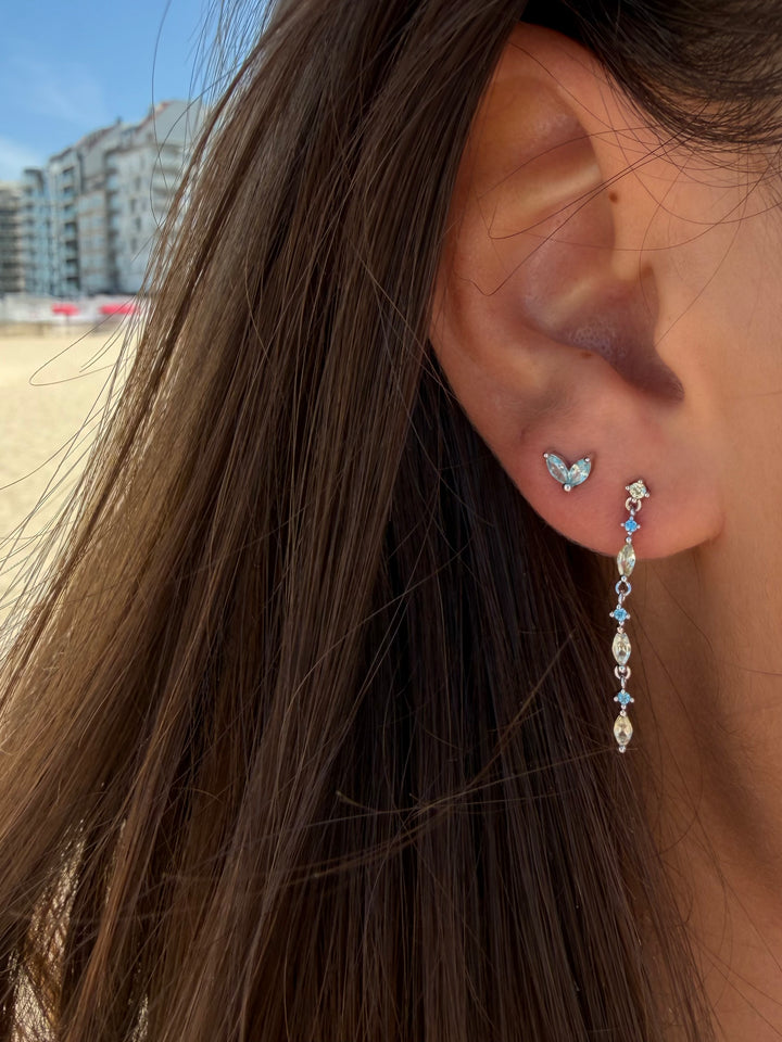YELLOW/BLUE MEDIUM DROP SILVER