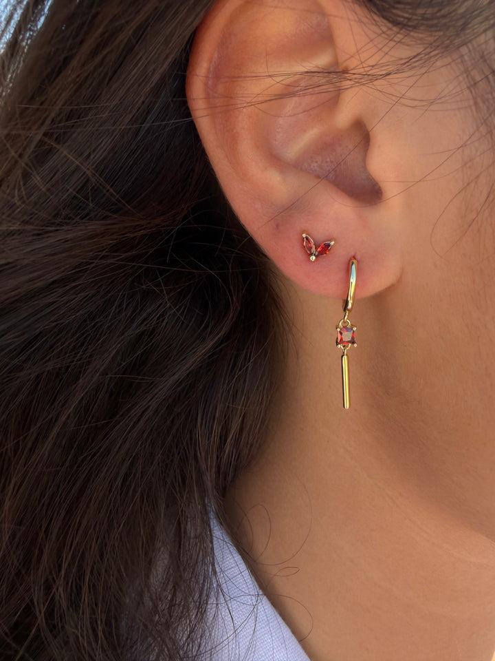 MEDIUM DIAMOND DROP BORDEAUX