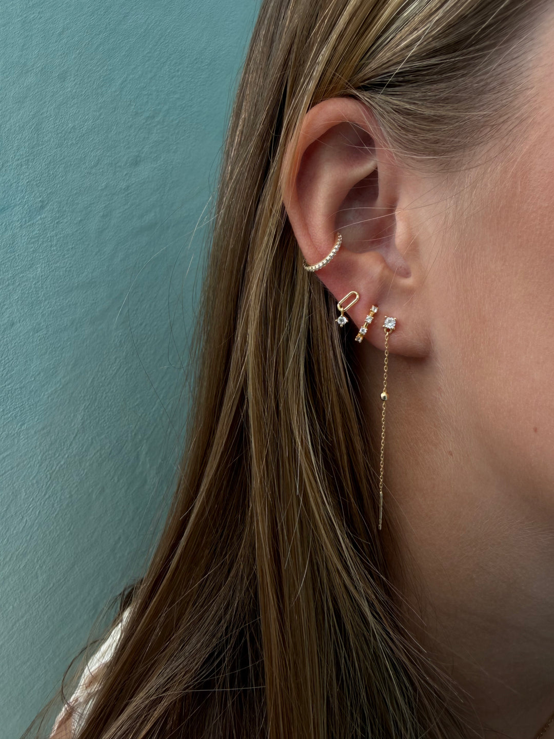 STELLA DIAMOND HOOP