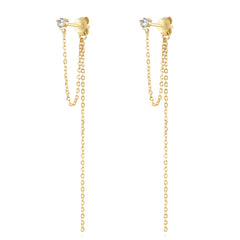Long Elegant Stud Chain