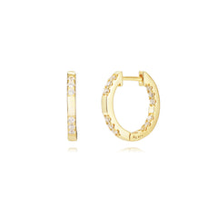 MINI GOLD DIAMOND HOOPIE