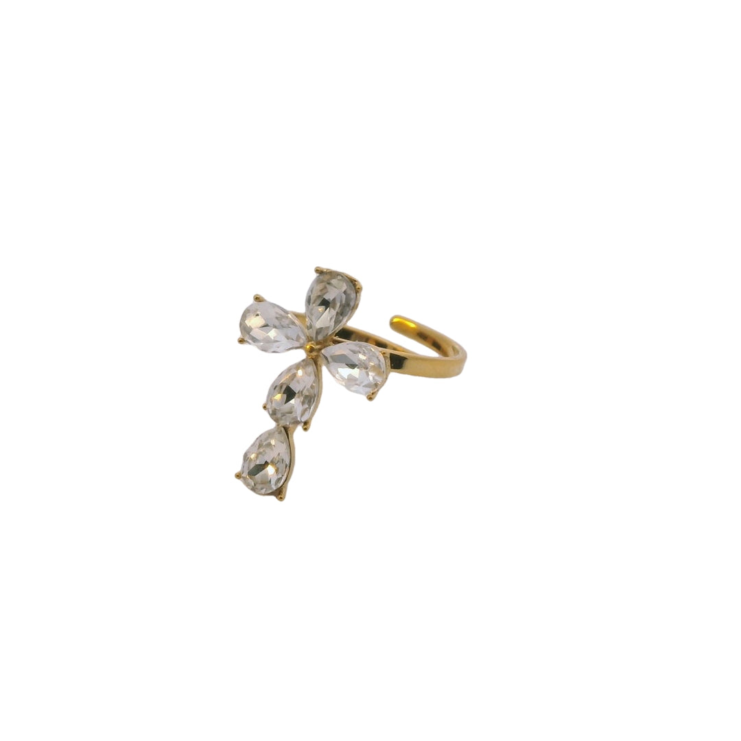 Diamond Cross Ring