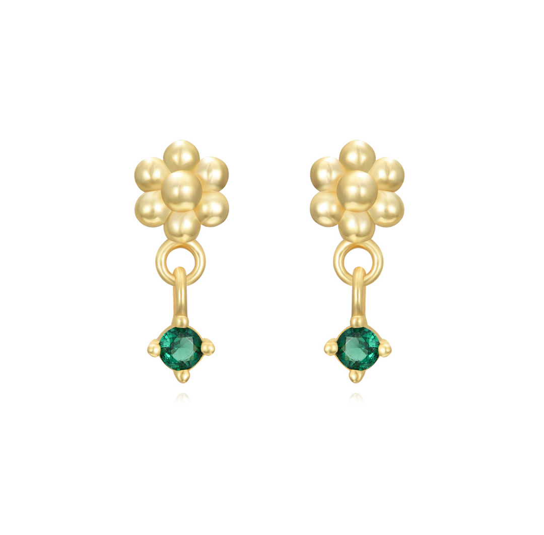 Amélie Diamond Green Flower