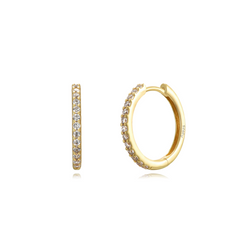 ESSENTIËLE HOOP HALF DIAMOND IIII