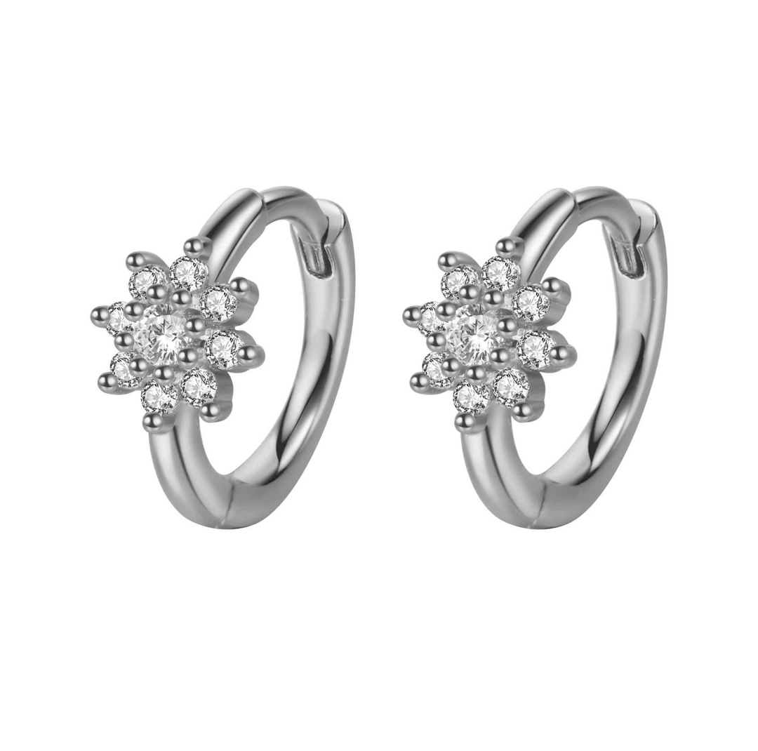 Flower Hoopie Silver