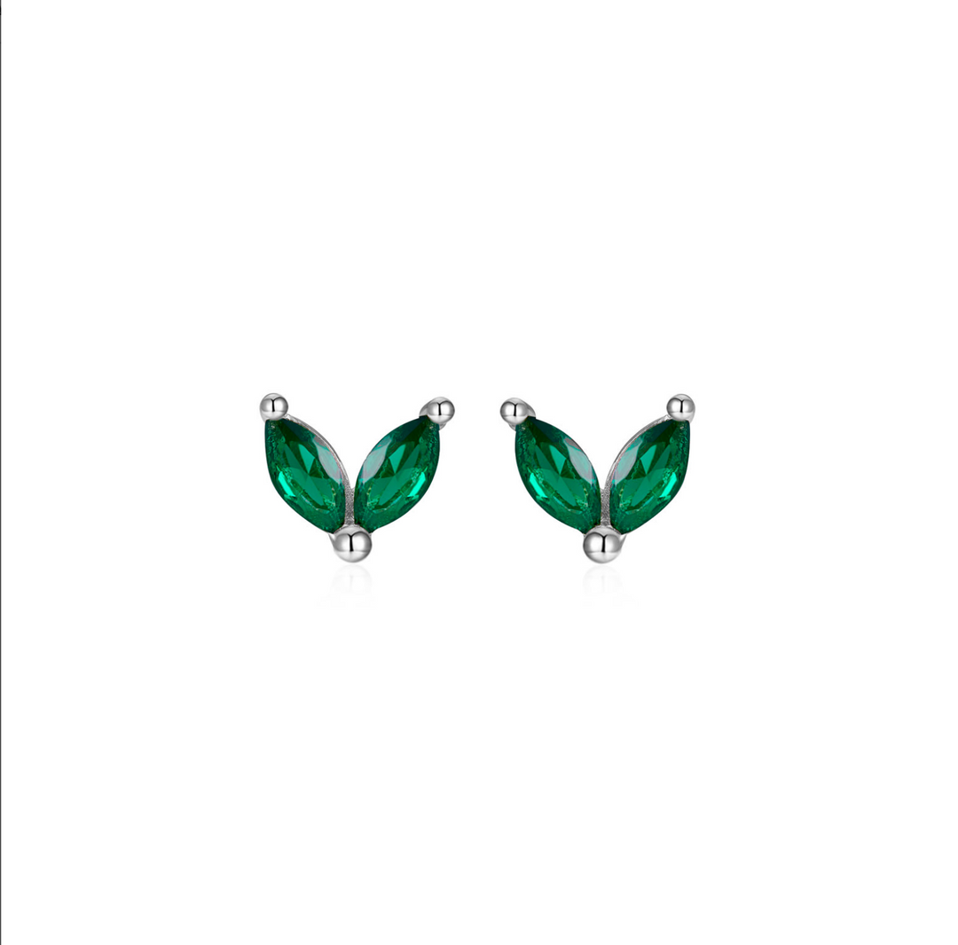 Green Butterfly Earstud