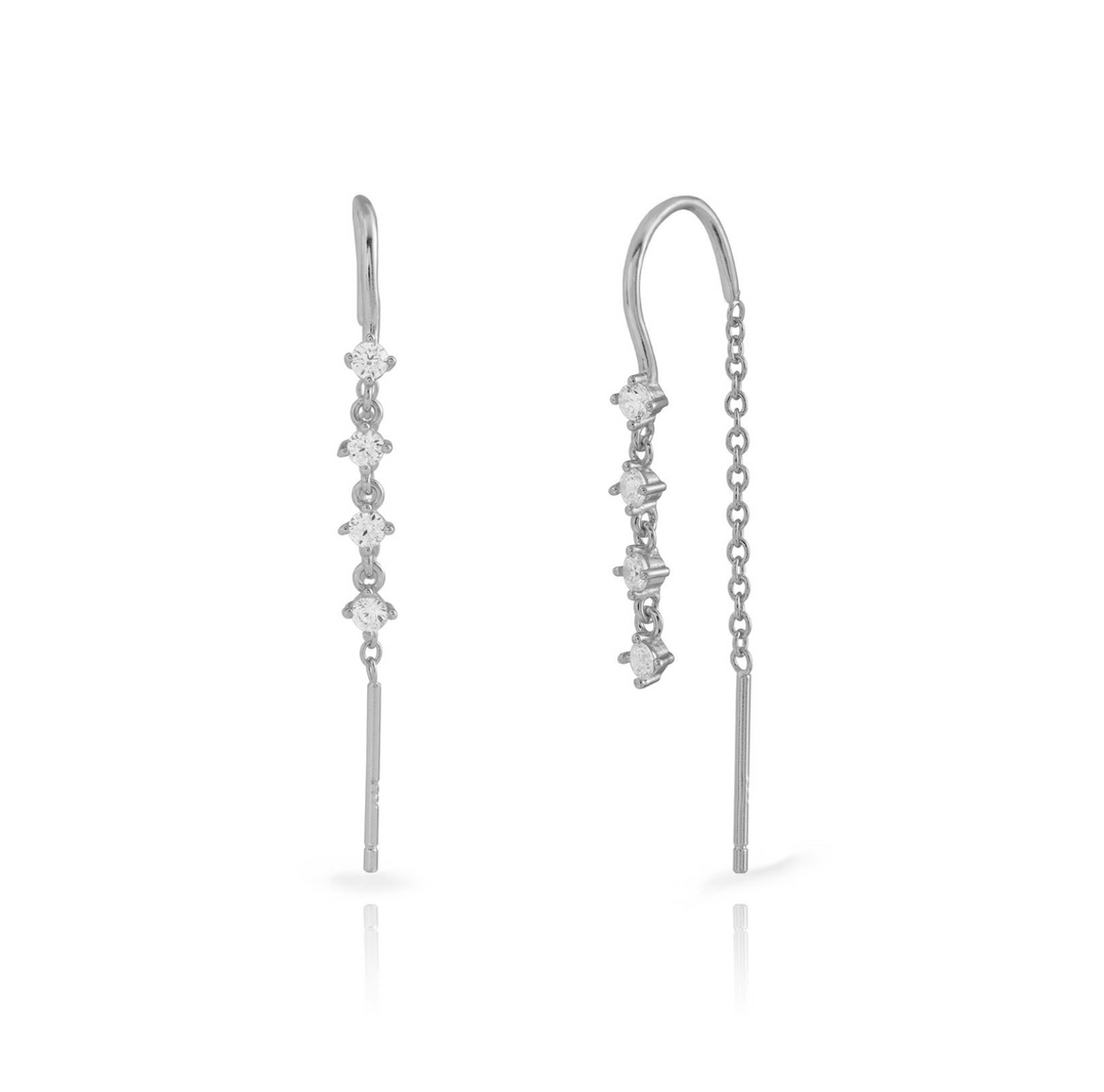 Mid Long Alizée Silver Drop