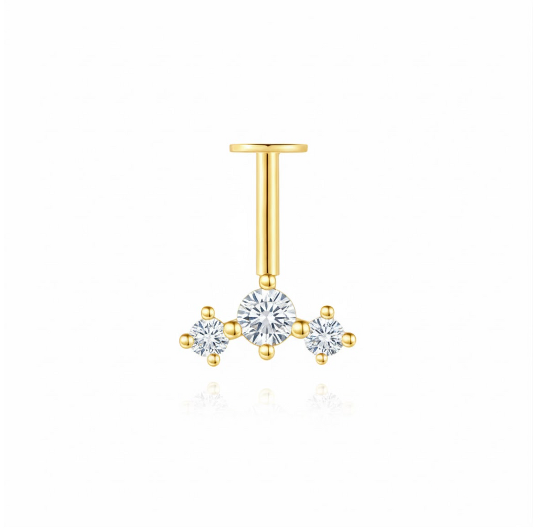 TRIPLE CRISTAL PIERCING