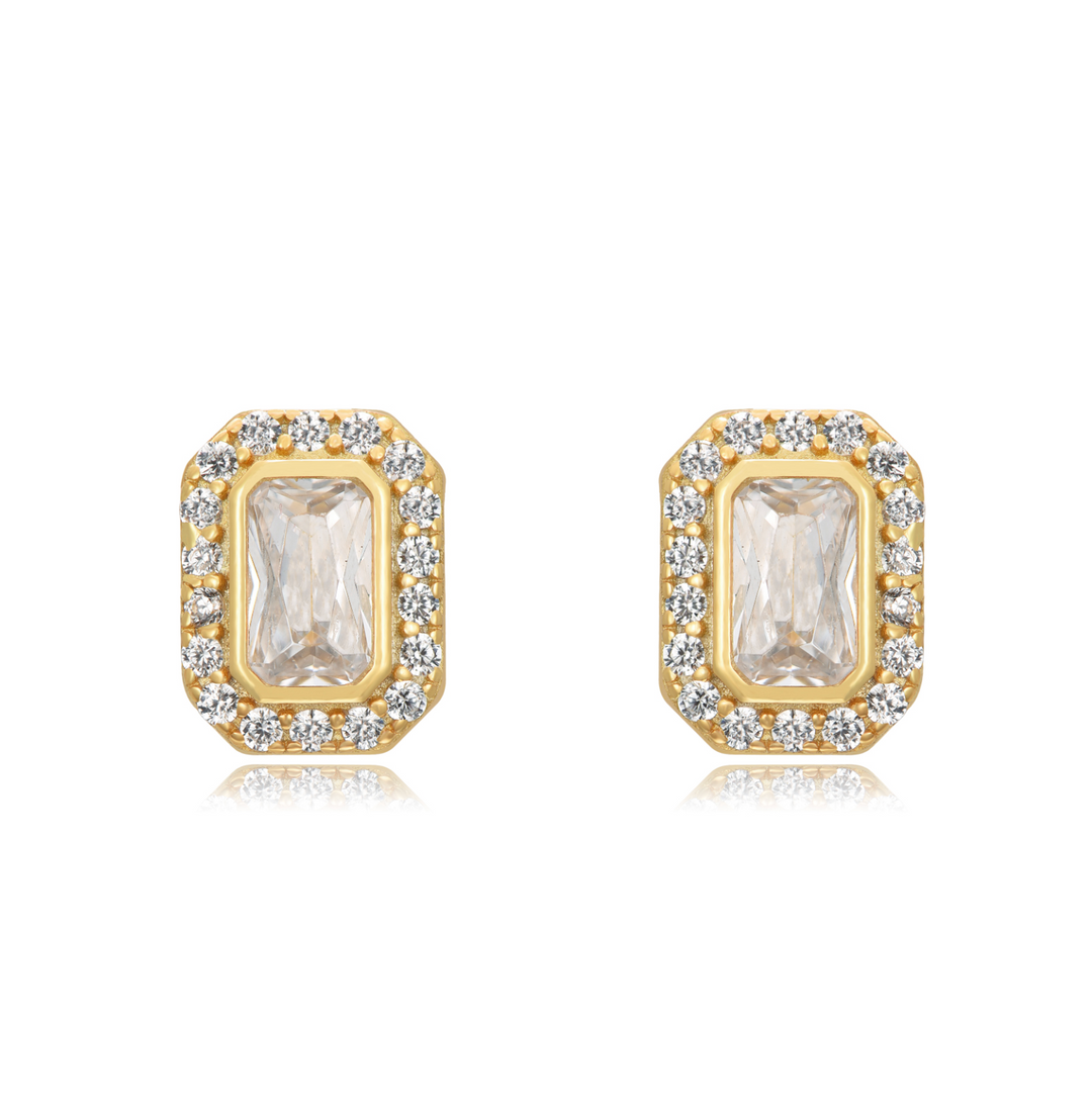 RECTANGLE EARSTUD SET