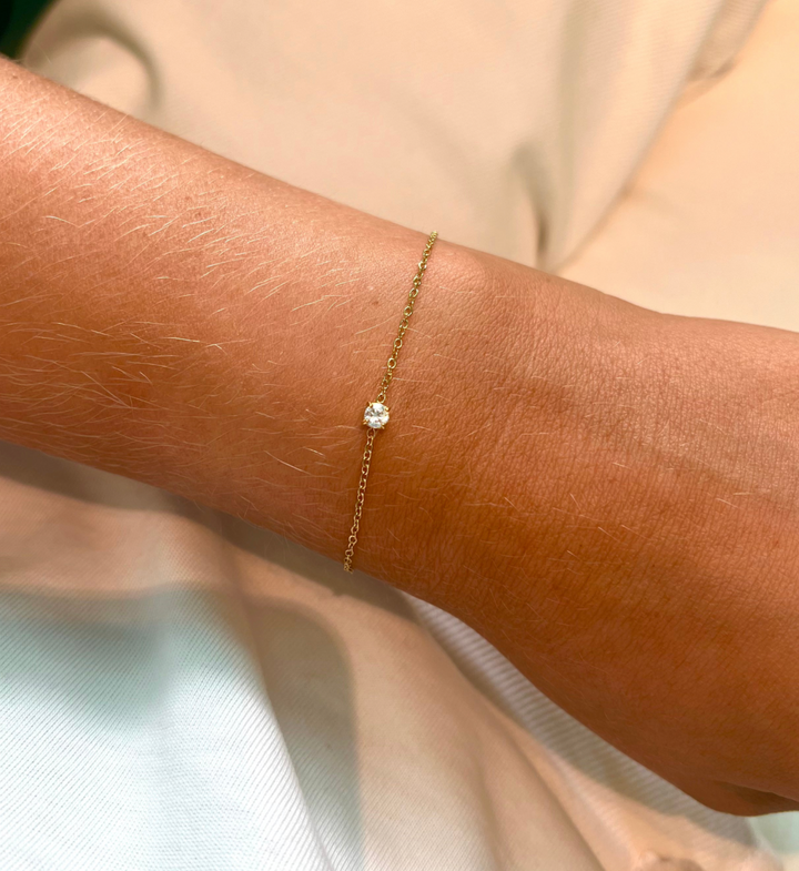 Essential Diamond Bracelet Gold