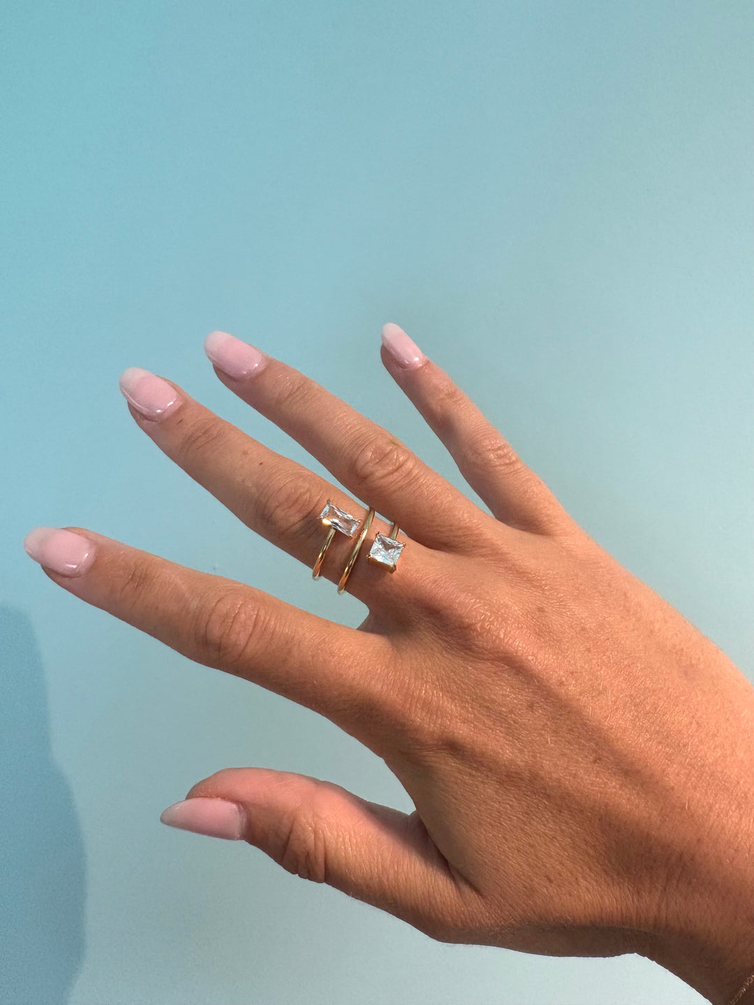 Square Diamond Ring