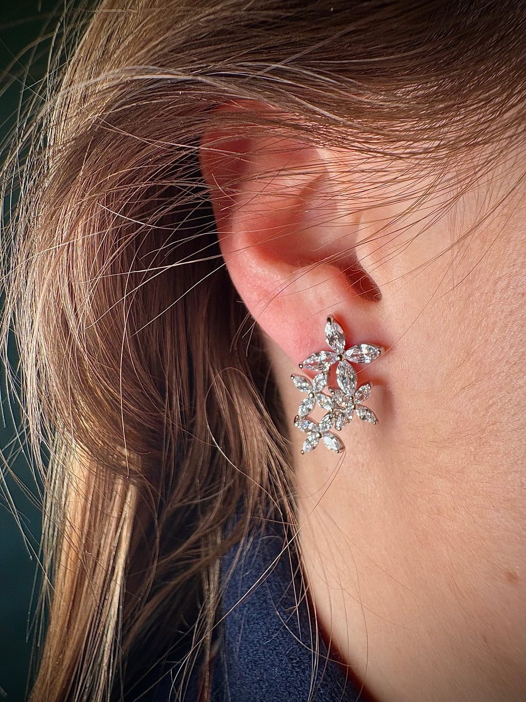 Bolly Right Earstud Silver