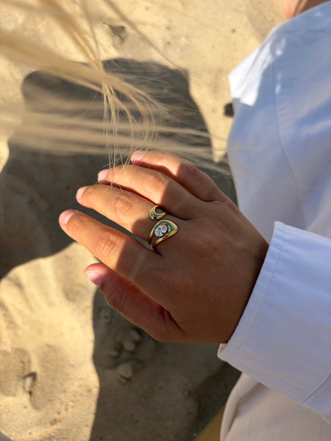 DOUBLE LOBE RING