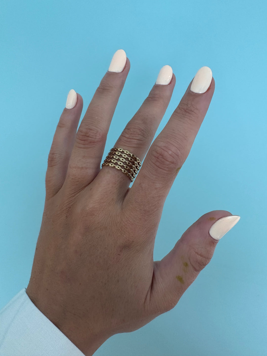 Multi Gold Lock Ring