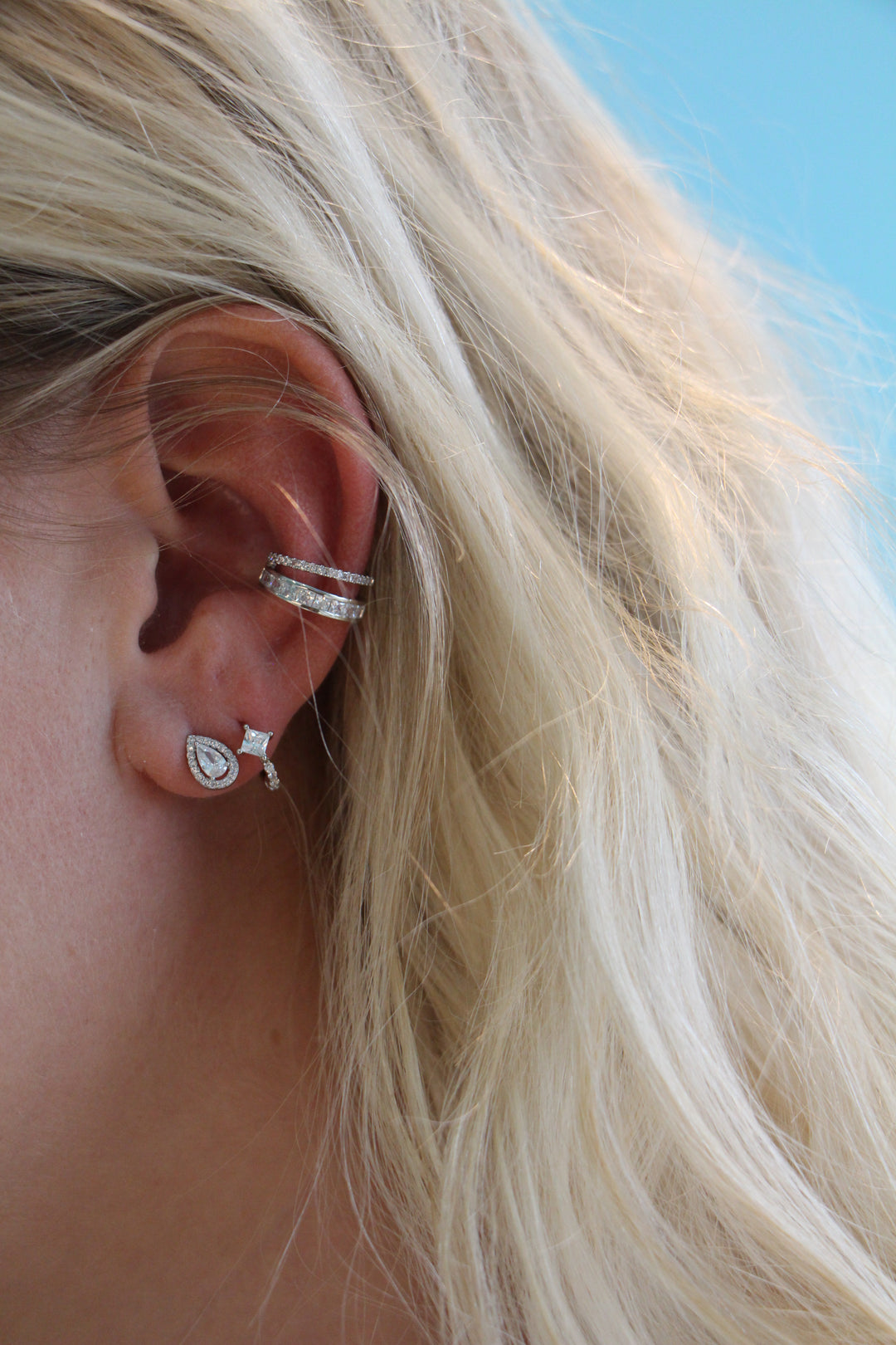 Double Silver Diamond Cuffie