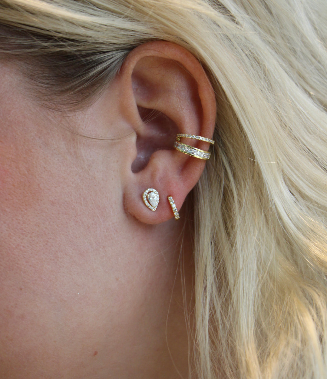 Double Band Golden Cuffie