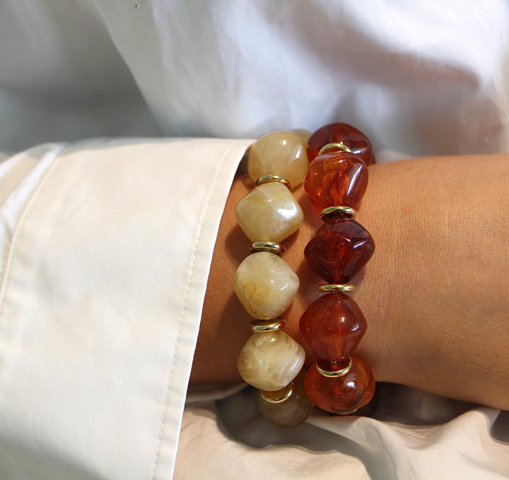 Burgundy Pearl Bracelet