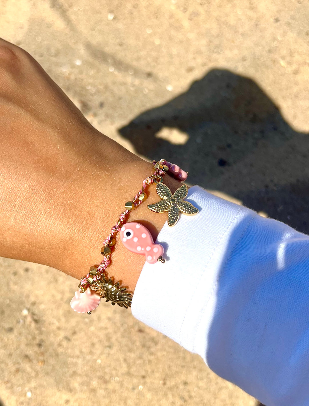 Light Pink Fishie Bracelet