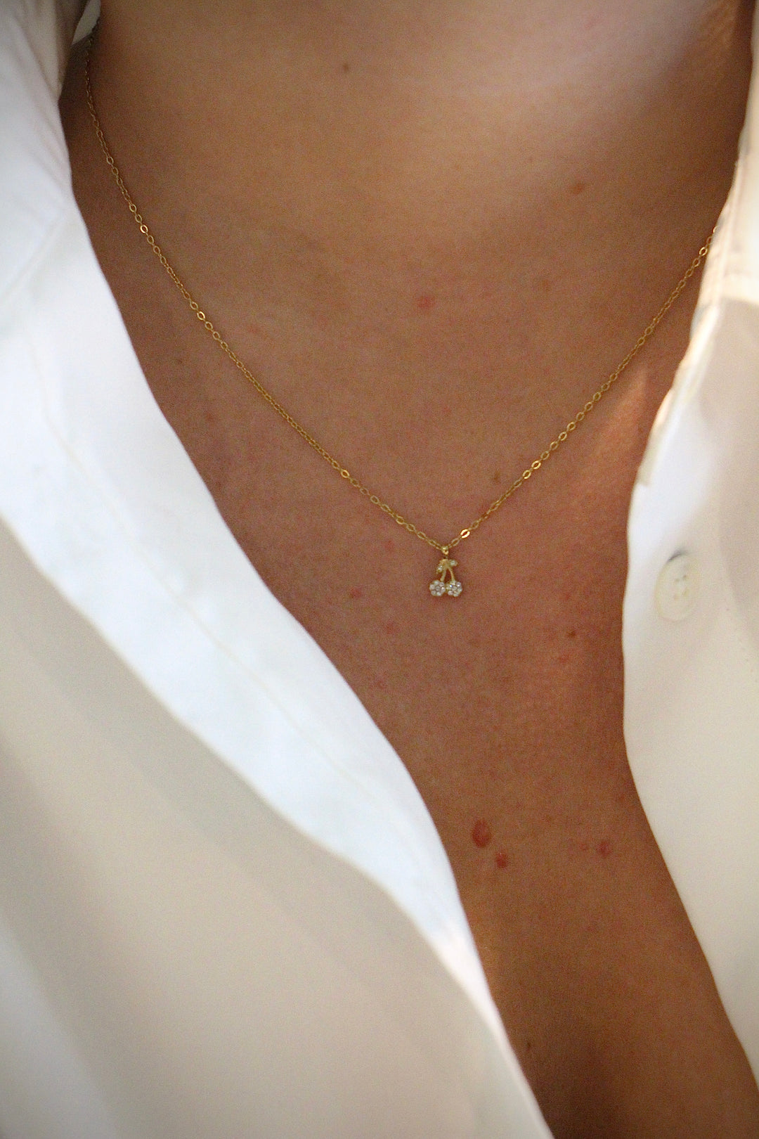 Diamant Cherry Necklace